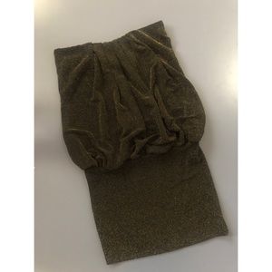 Black and gold sparkle dress